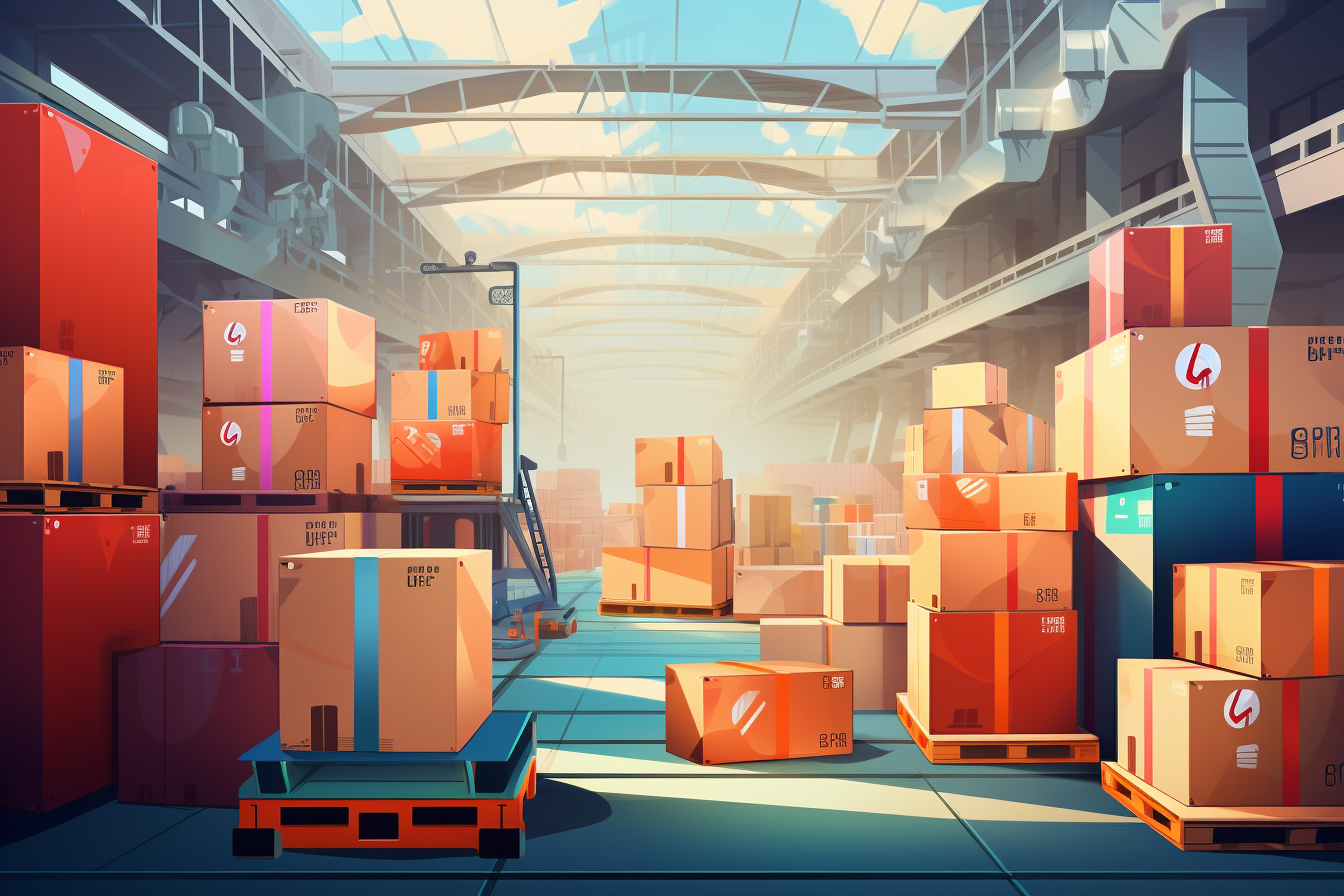 Banner image: warehouse full of packages